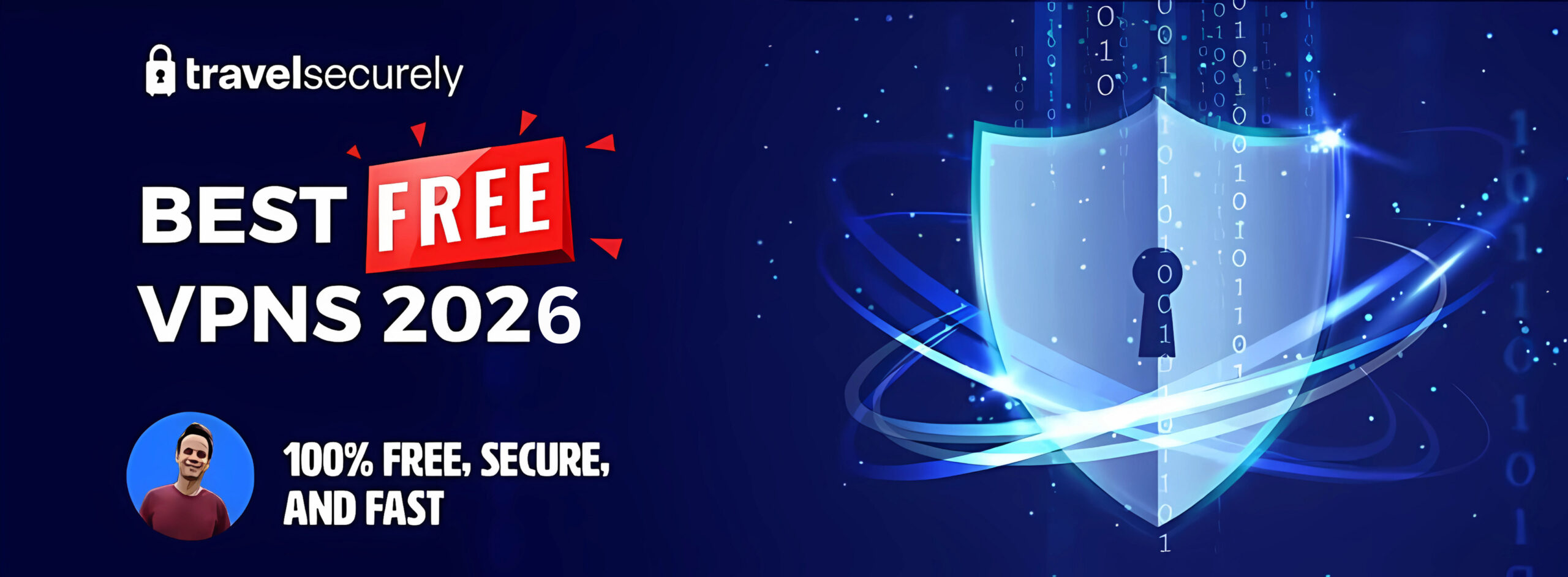 a banner image displaying the best free vpns