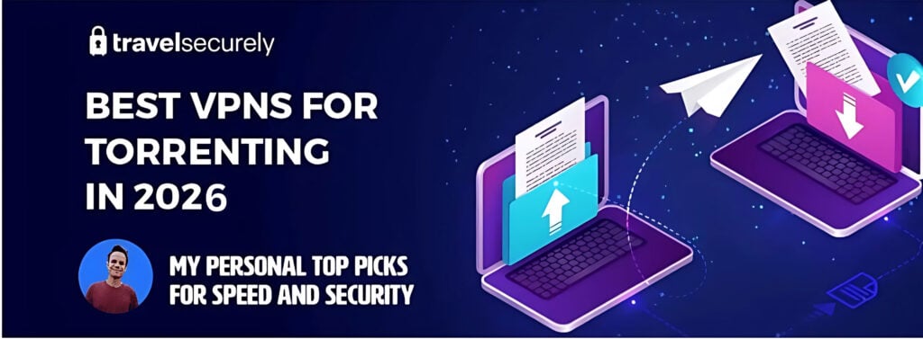 a banner displaying the best vpns for torrenting