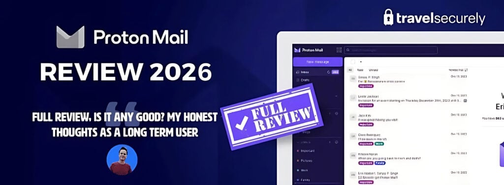 protonmail banner with review 2025